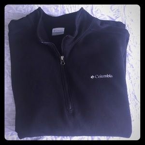 Columbia Black Quarter-zip Sweatshirt